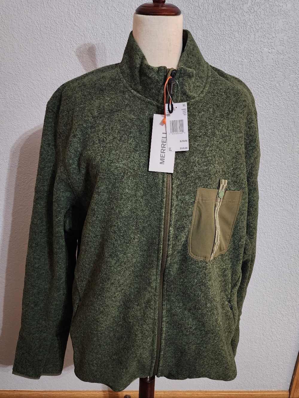 Merrell Green Fleece Jacket - Picture 2 of 7